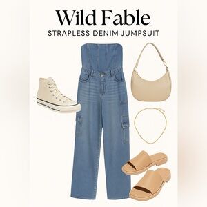 Wild Fable Denim Jumpsuit - XL